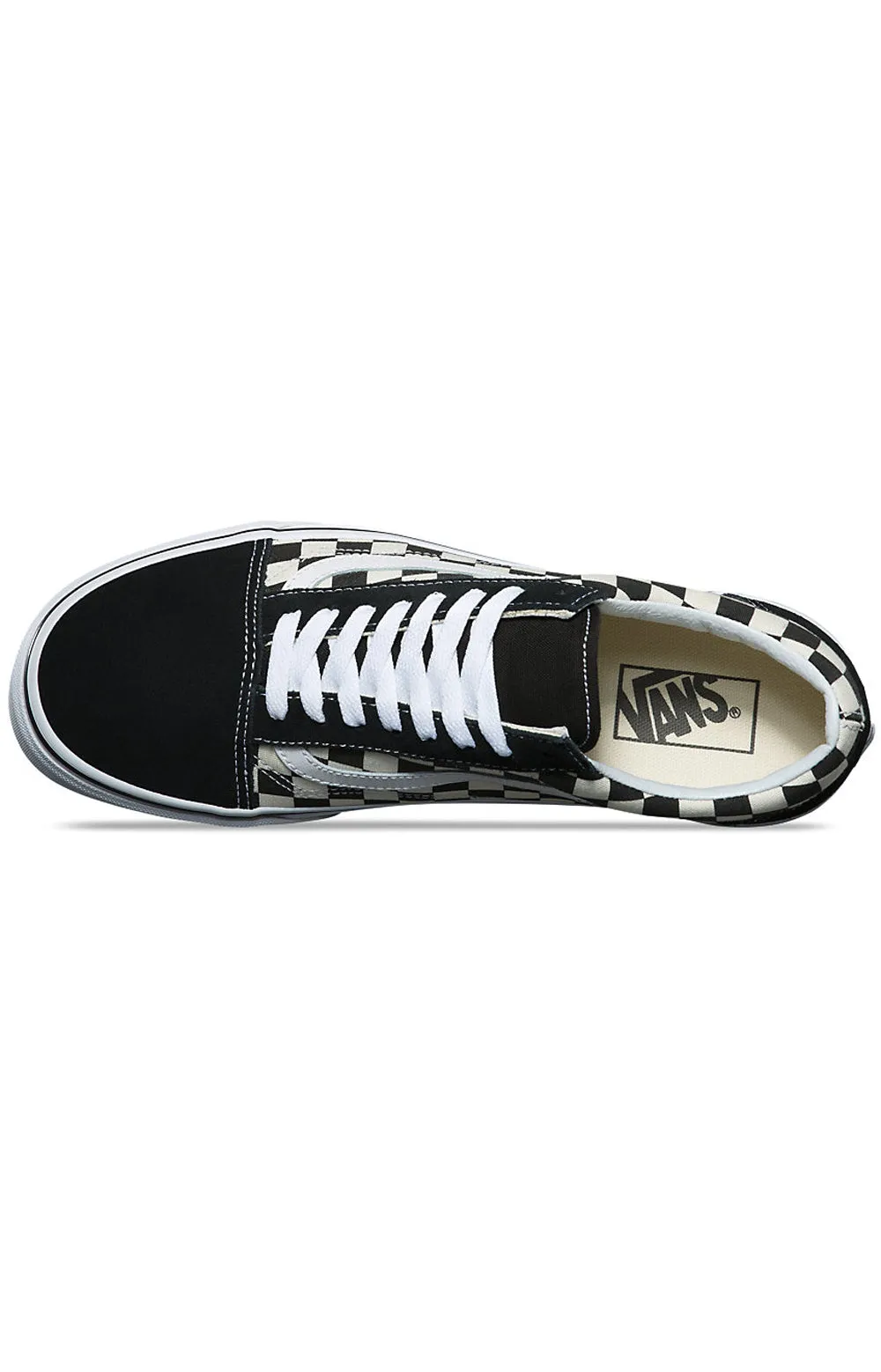 (8G1P0S) Primary Check Old Skool Shoe - Black/White