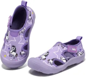 Boys Girls Water Shoes Quick-Dry Wide Toe Box Shoes Toddler Cute Beach Swim Pool Shoes(Toddler/Little Kid)
