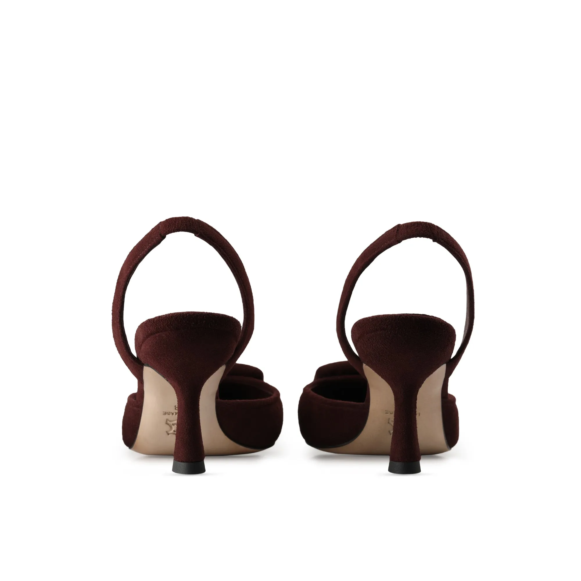 Burgundy pumps