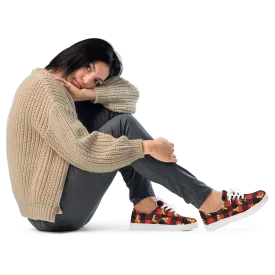 Flannel Women’s lace-up canvas shoes