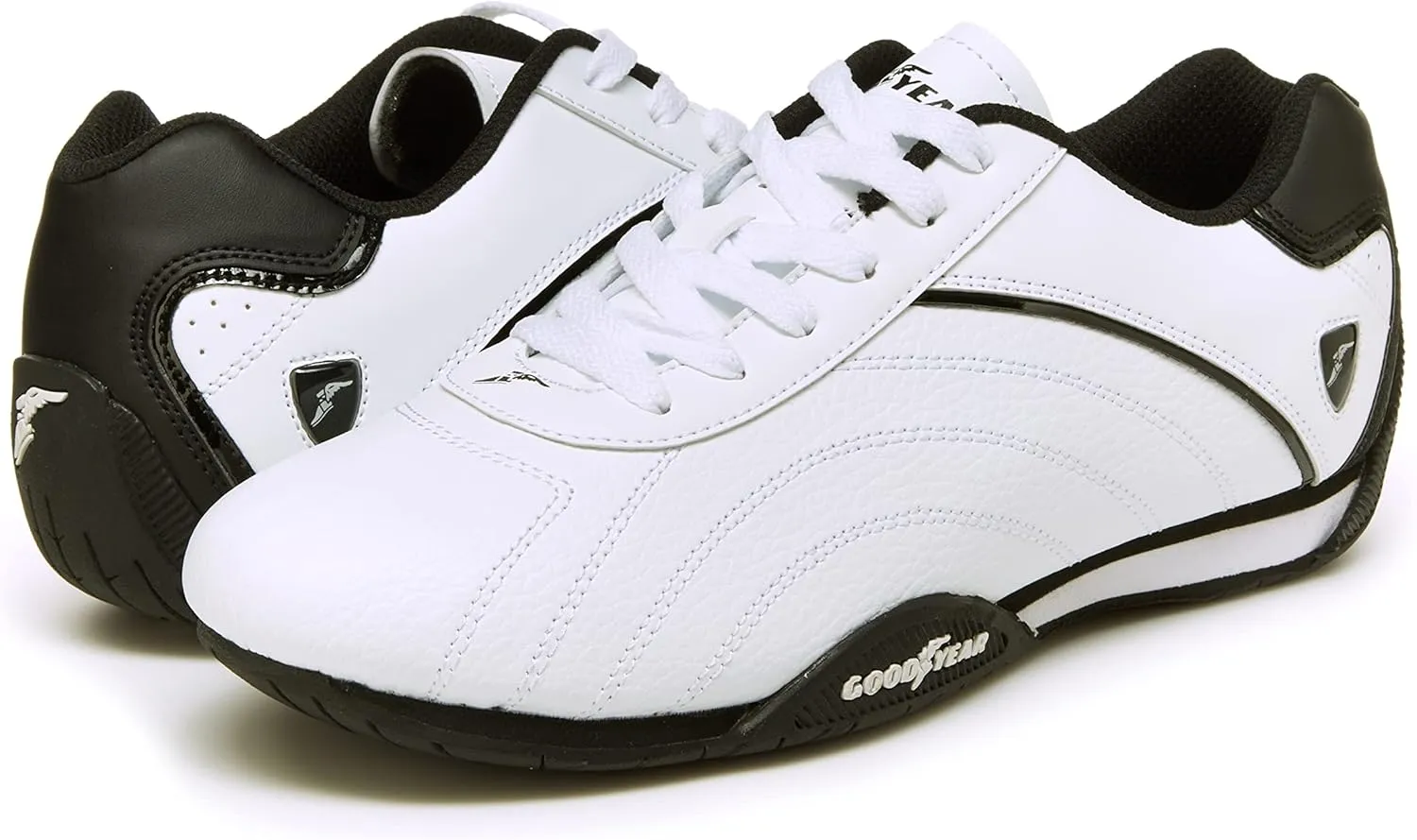 Goodyear Mens Ori Racer Sneaker  Low-Top Sneakers, PU Leather & Mesh Lining