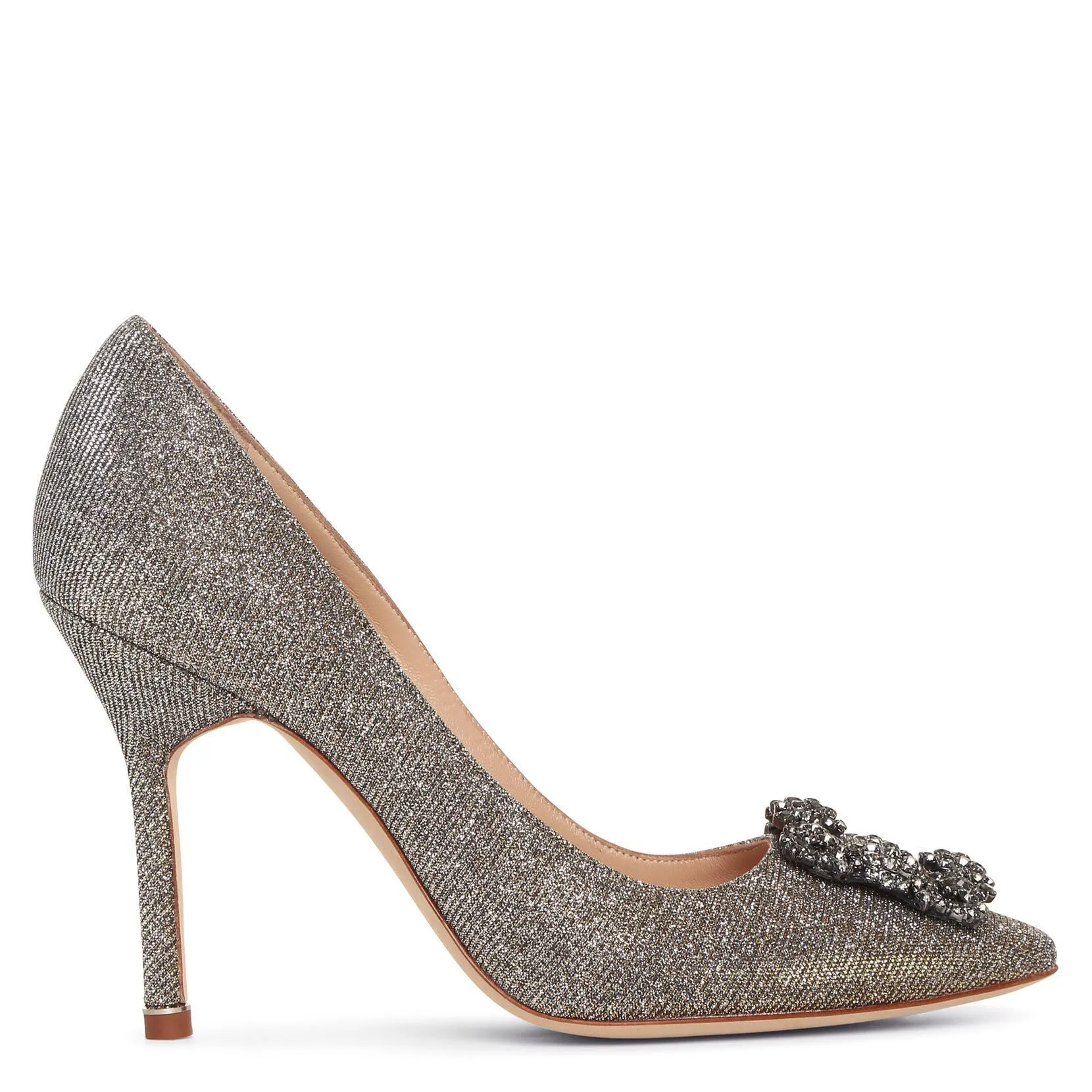Hangisi 105 dark gold glitter pumps