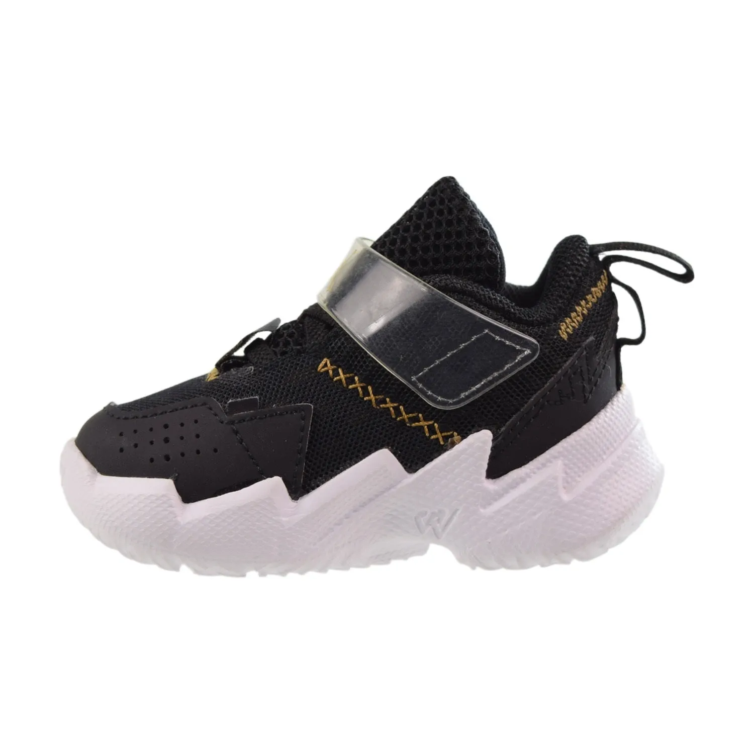 Jordan Why Not Zer0.3 The Family (TD) Toddler Shoes Black-Metallic Gold-White