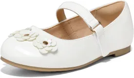 K KomForme Girl's Ballet Flats Non-Slip Soft Mary Jane Walking Party Dress Shoes for Toddler/Little Kid/Big Kid