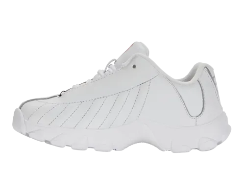 K-Swiss Kids St329 White Navy Red Shoes