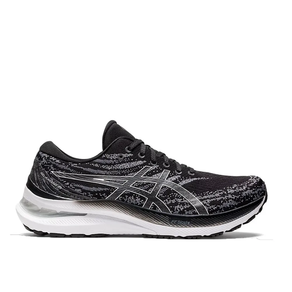 Men's Asics Gel-Kayano 29, Black/White, 12.5 D Medium