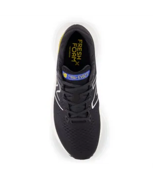 New Balance Mens Fresh Foam Evoz ST (2E) - Black/Sea Salt/Ginger Lemon