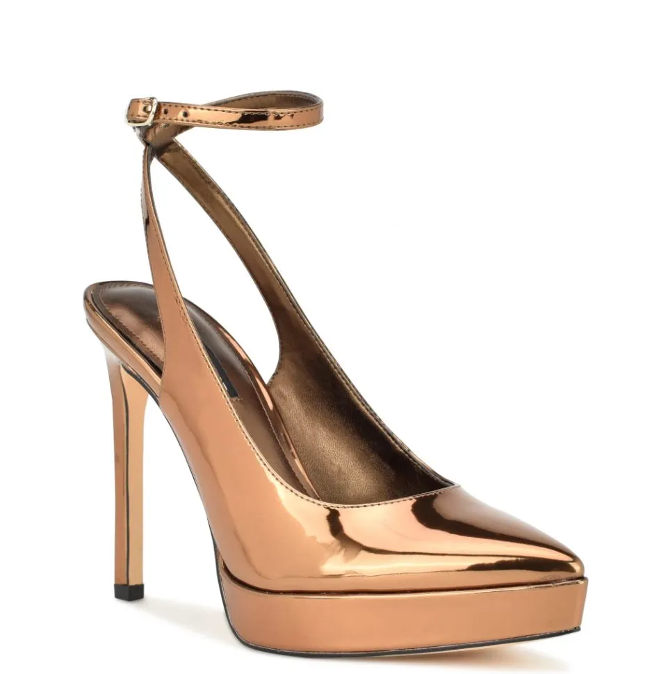 Nine West Dothis Ankle Strap Pump Heels