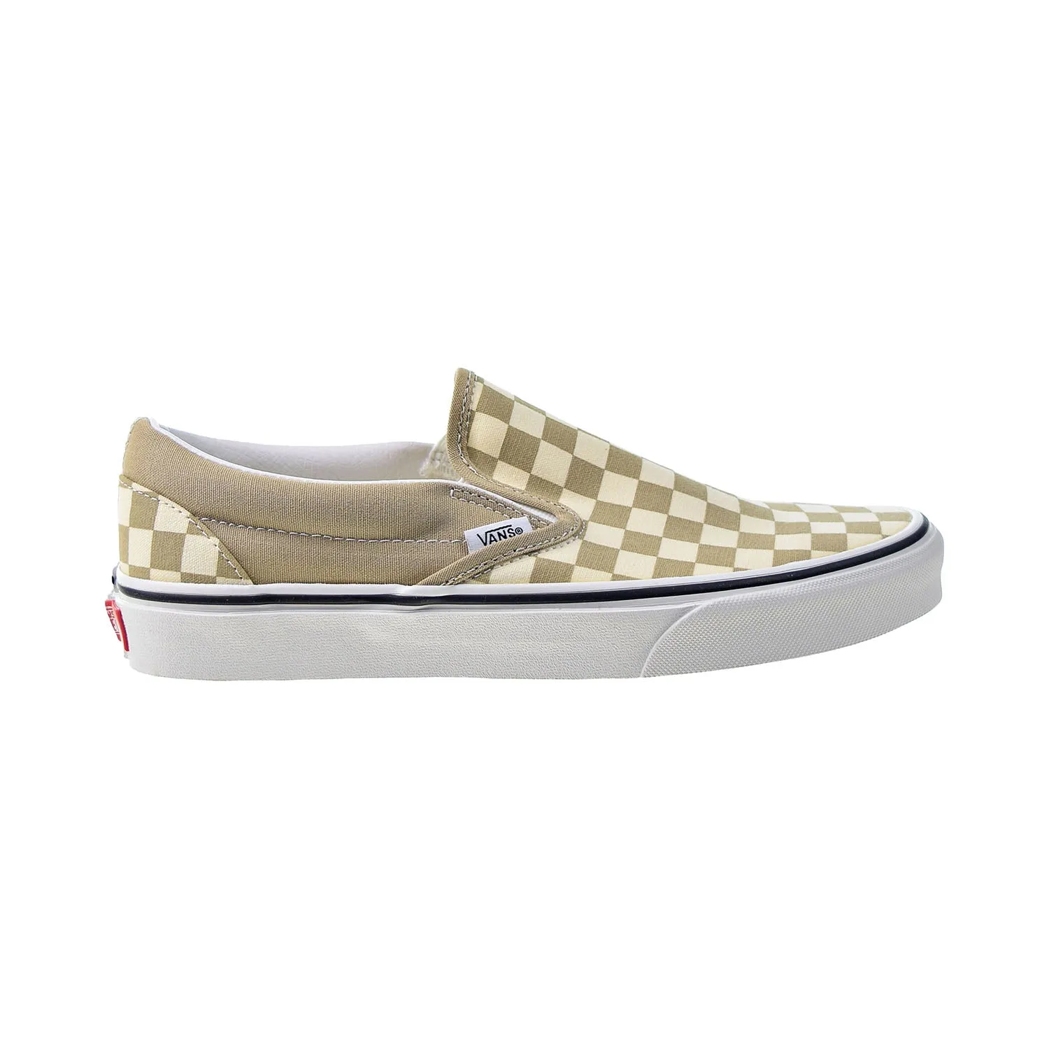 Vans Classic Slip-On Checkerboard Men's Shoes Incense-True White