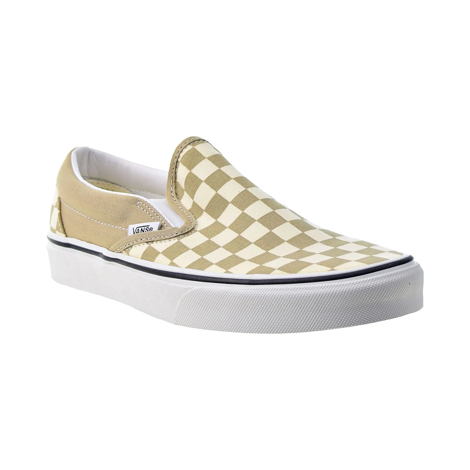 Vans Classic Slip-On Checkerboard Men's Shoes Incense-True White