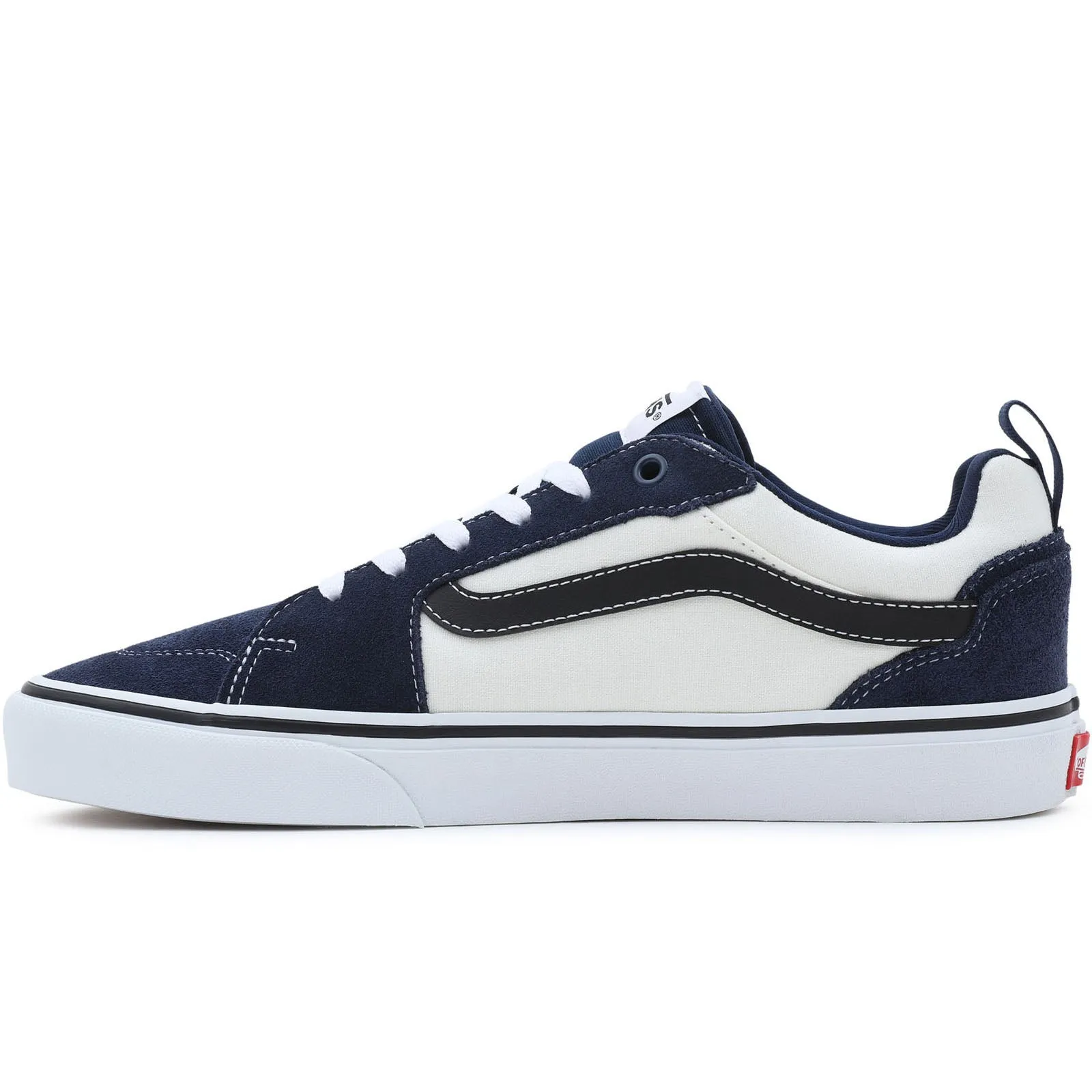 Vans Mens Filmore Suede Low Rise Lace Up Trainers - Dress Blue