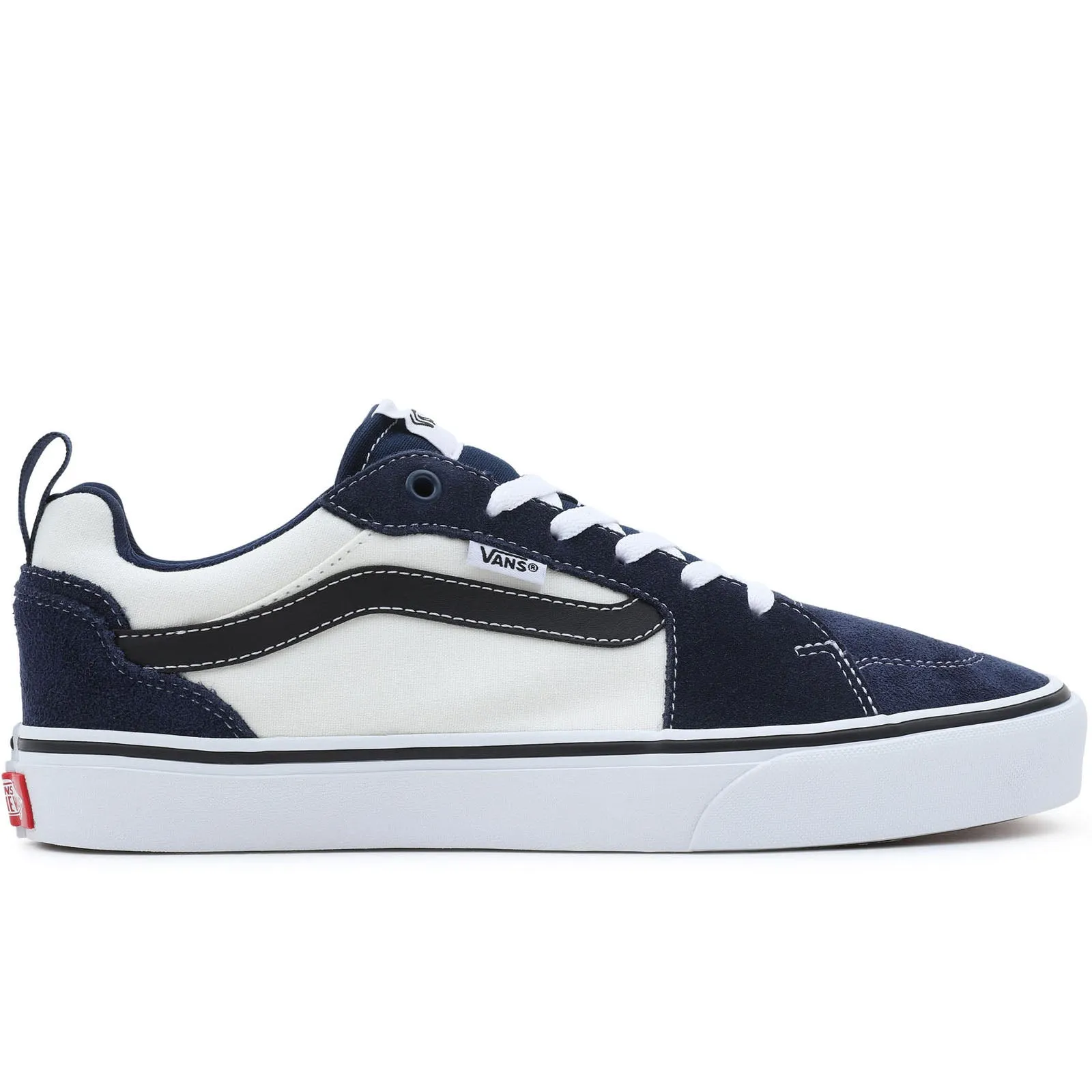 Vans Mens Filmore Suede Low Rise Lace Up Trainers - Dress Blue