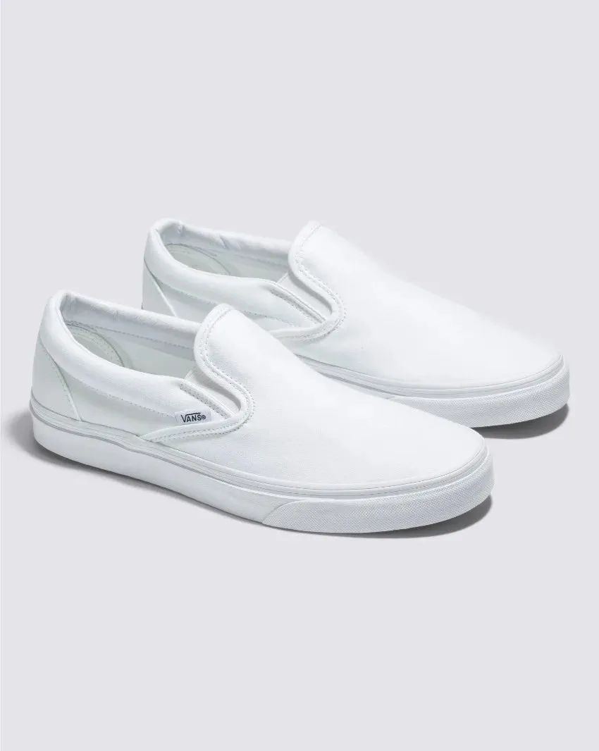 .Vans Unisex Classic Slip On White - (VN-0EYEW00) - SW - R1L6